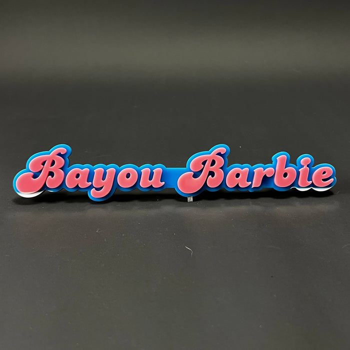 1PC Bayou Barbie 3D Acrylic Badge - Car Truck Emblem Fender Sticker