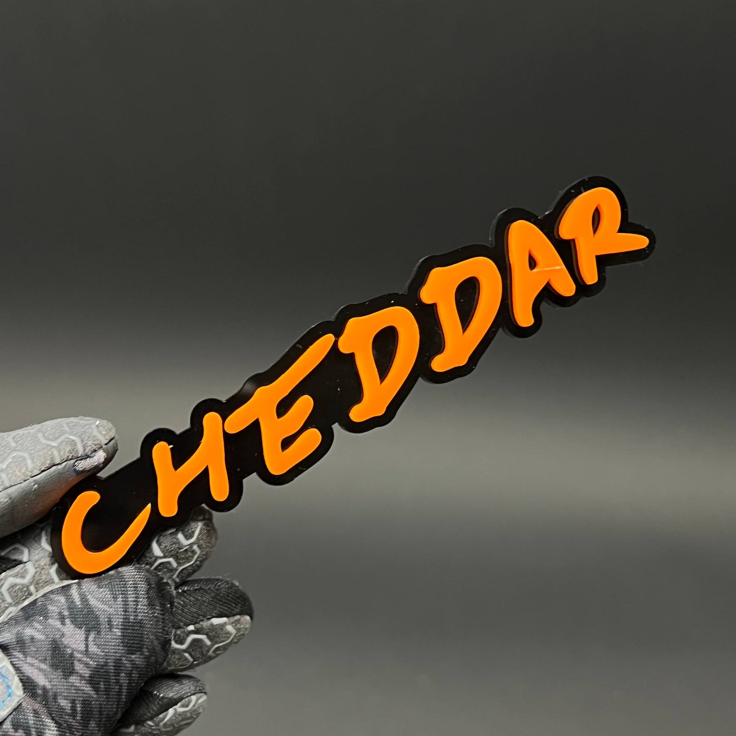 1PC CHEDDAR 3D Acrylic Badge - Car Truck Emblem Fender Tailgate Trunk Sticker