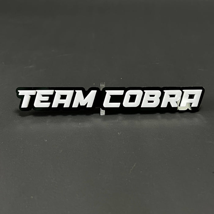 1PC TEAM COBRA 3D Acrylic Badge - Car Truck Emblem Fender Tailgate Trunk Sticker