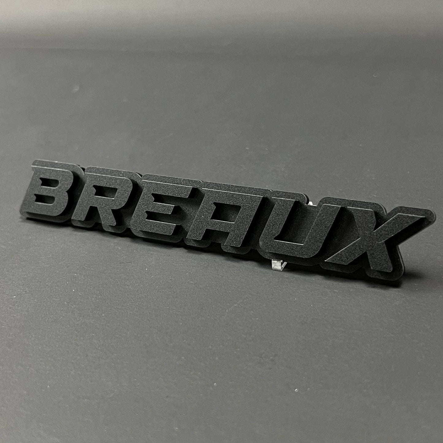 1PC BREAUX 3D Acrylic Badge - Car Truck Emblem Fender Tailgate Trunk Sticker