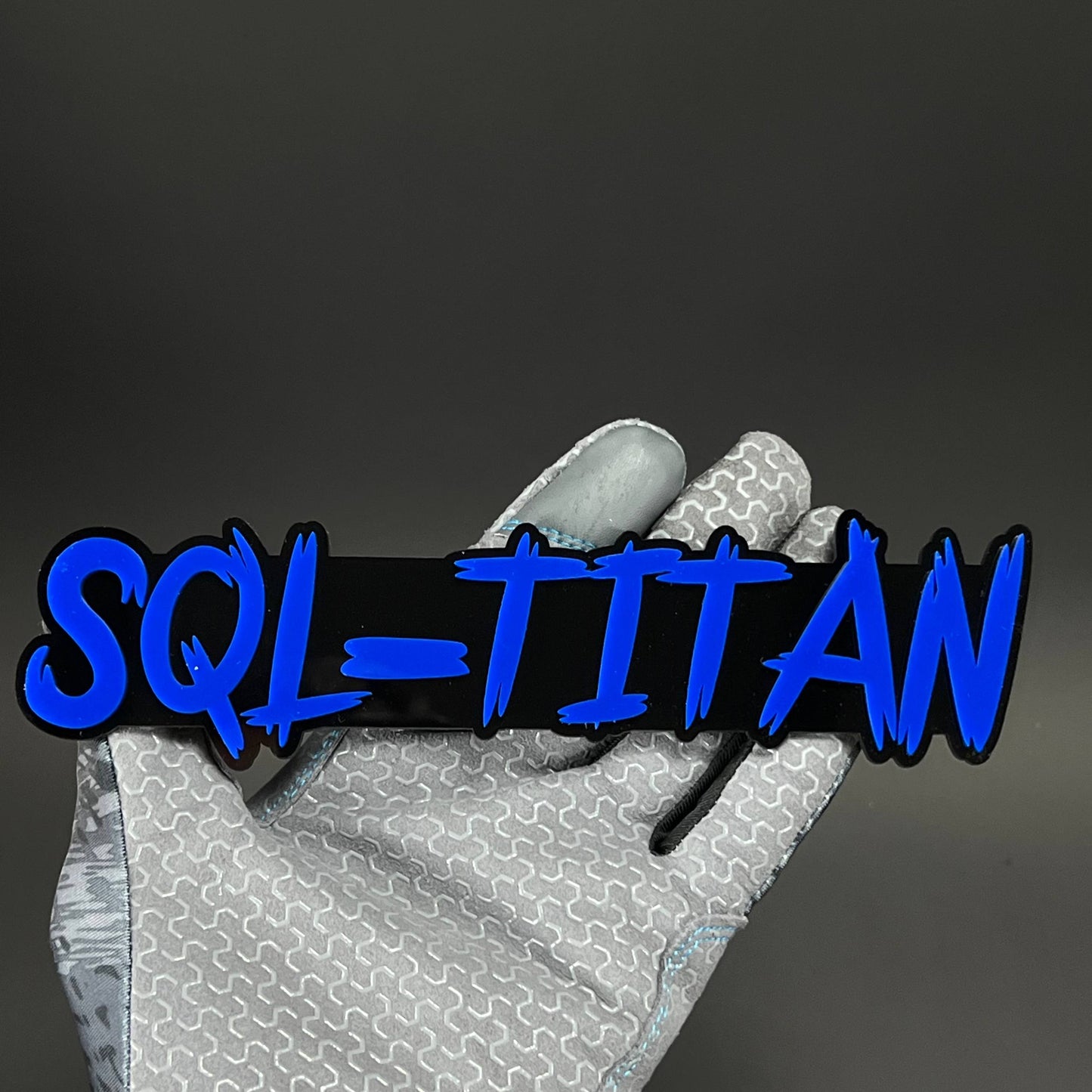 1PC SQL-TITAN 3D Acrylic Badge - Car Truck Emblem Fender Tailgate Trunk Sticker