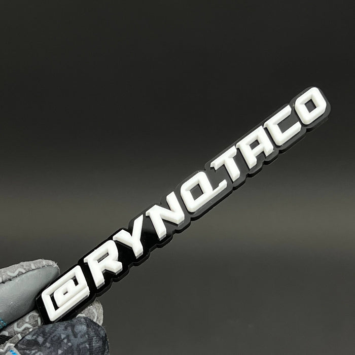 1PC @RYNOTACO 3D Acrylic Badge - Car Truck Emblem Fender Tailgate Trunk Sticker