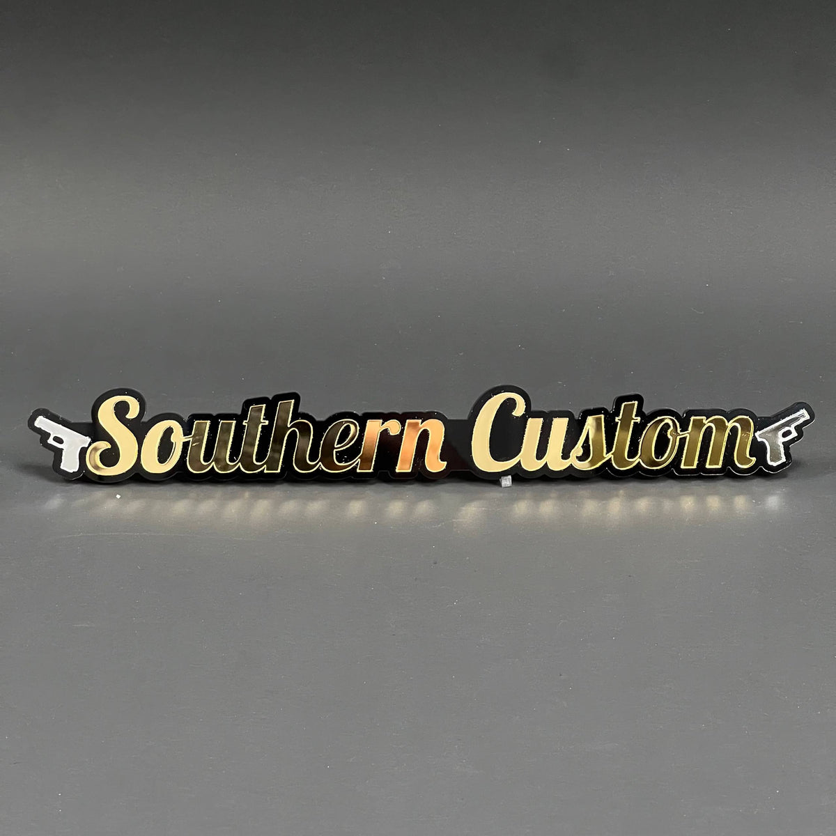 1PC Southern Custom 3D Acrylic Badge - Car Truck Emblem Fender Tailgate Trunk Sticker
