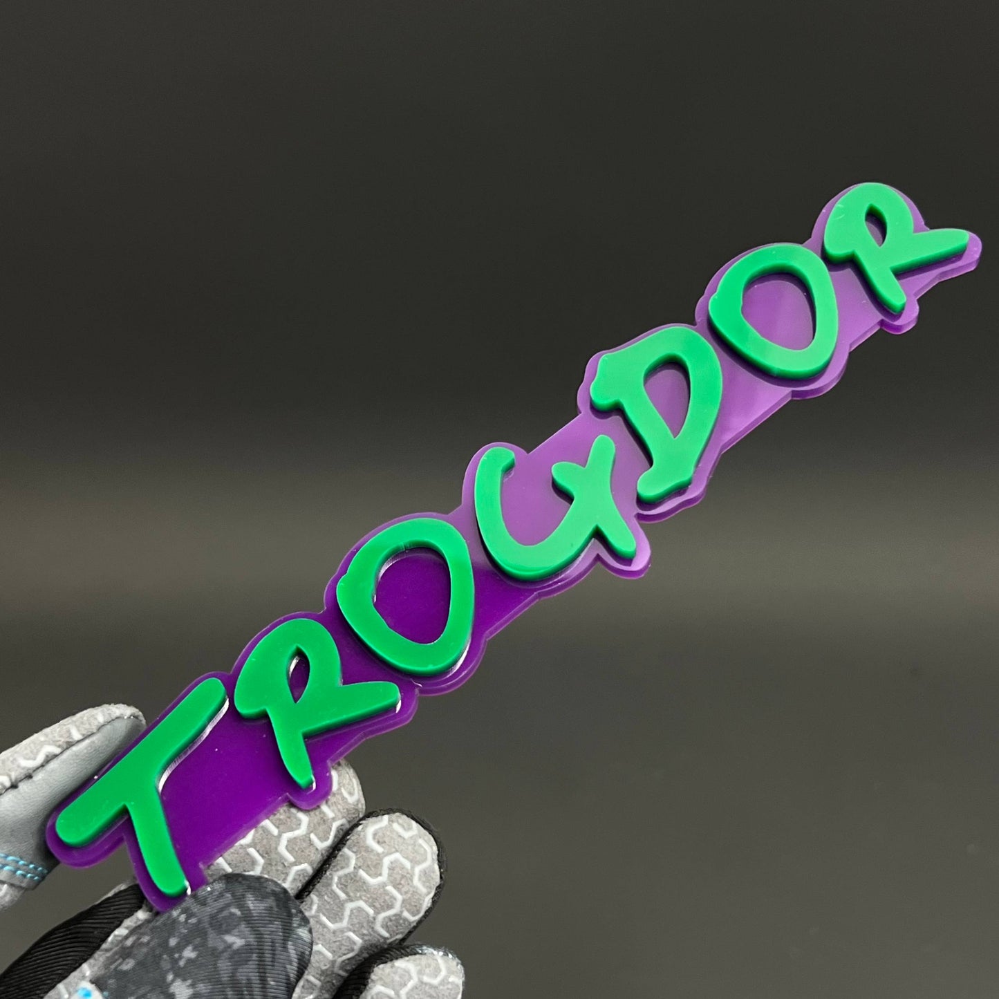 1PC TROGDOR 3D Acrylic Badge - Car Truck Emblem Fender Tailgate Trunk Sticker