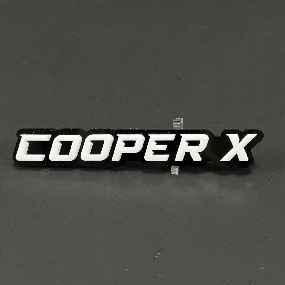 1PC COOPER X 3D Acrylic Badge - Car Truck Emblem Fender Tailgate Trunk Sticker