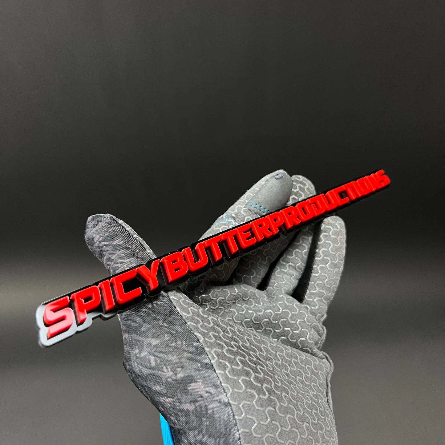 1PC SPICYBUTTERPRODUCTIONS 3D Acrylic Badge - Car Truck Emblem Fender Sticker