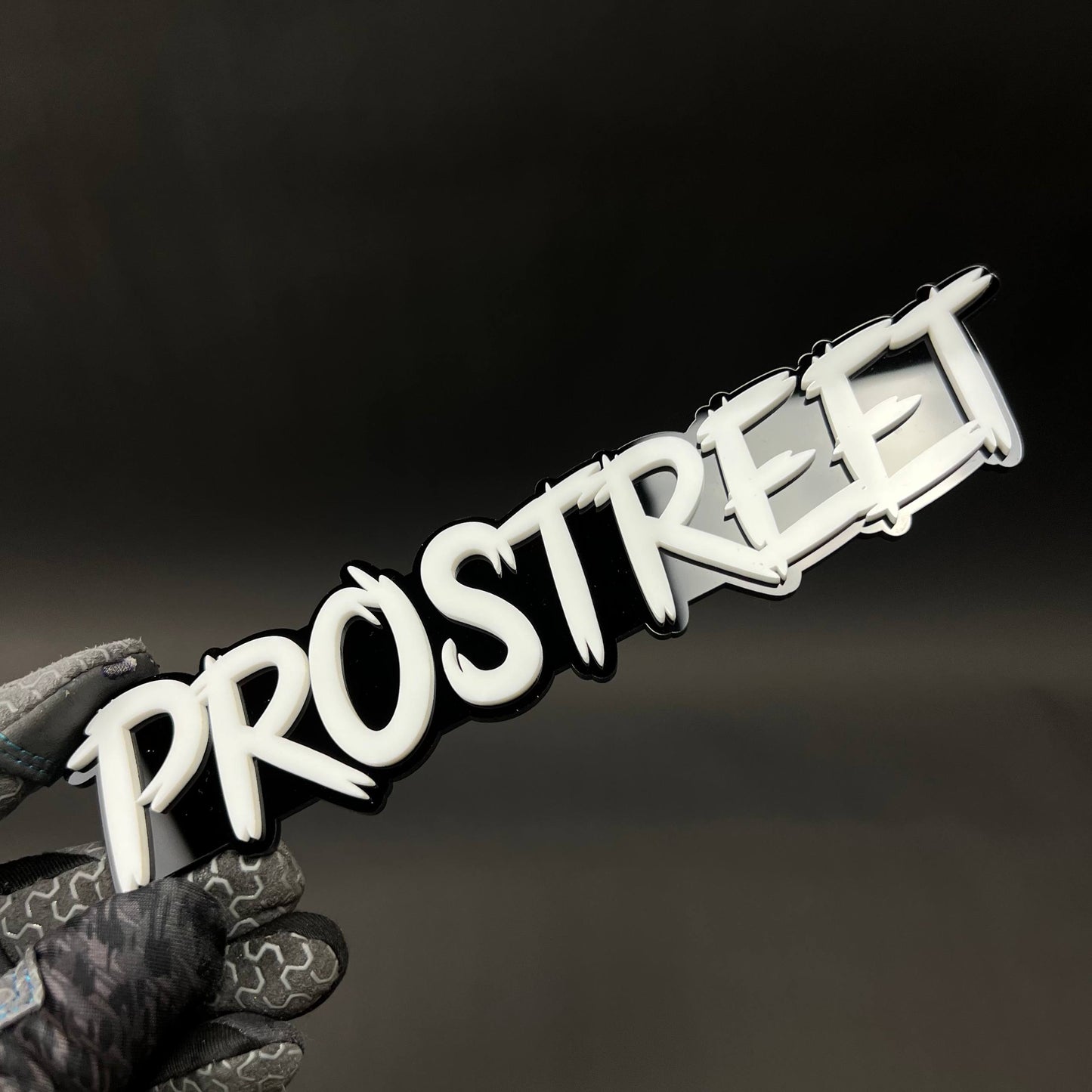 1PC PROSTREET 3D Acrylic Badge - Car Truck Emblem Fender Tailgate Trunk Sticker