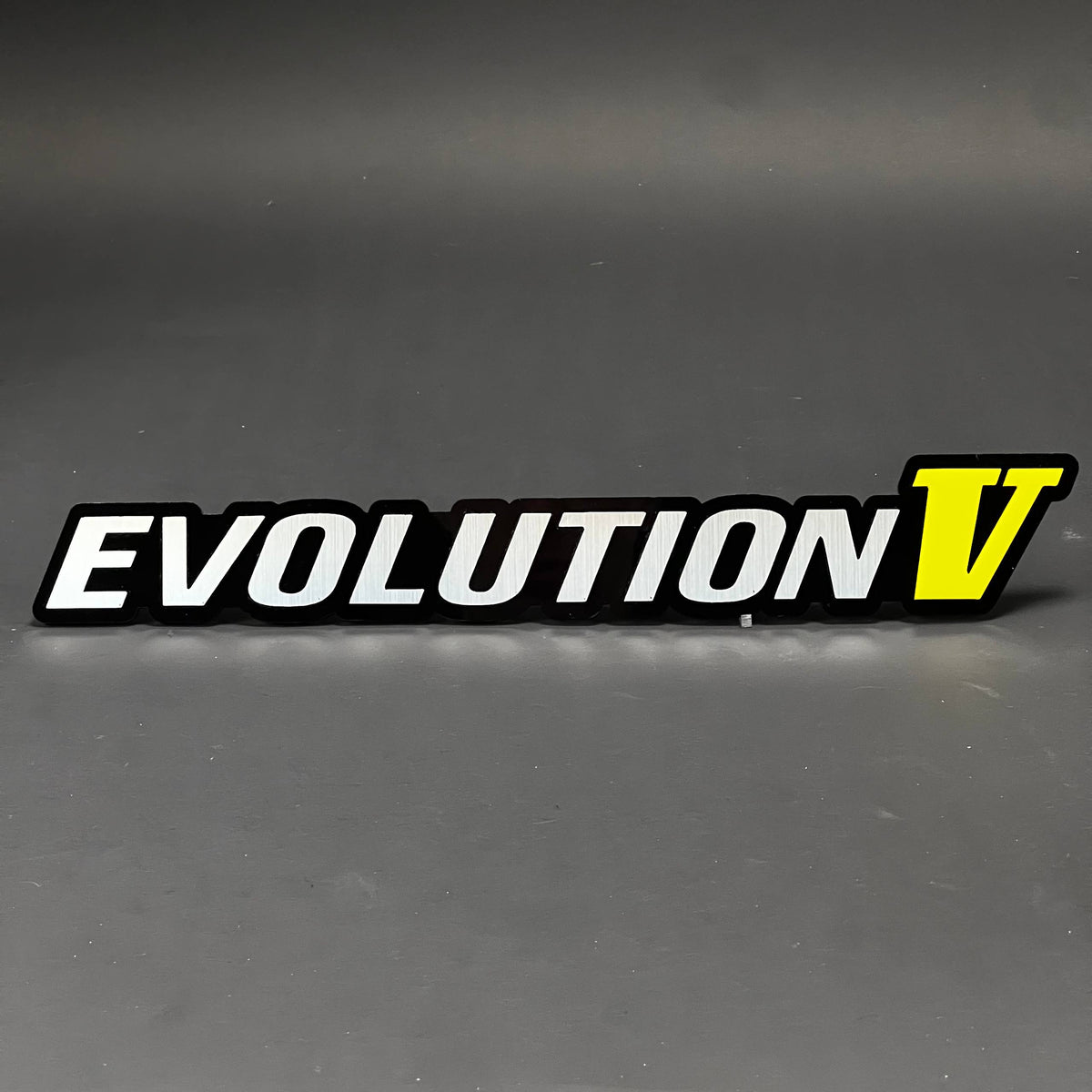 1PC EVOLUTION V 3D Acrylic Badge - Car Truck Emblem Fender Sticker