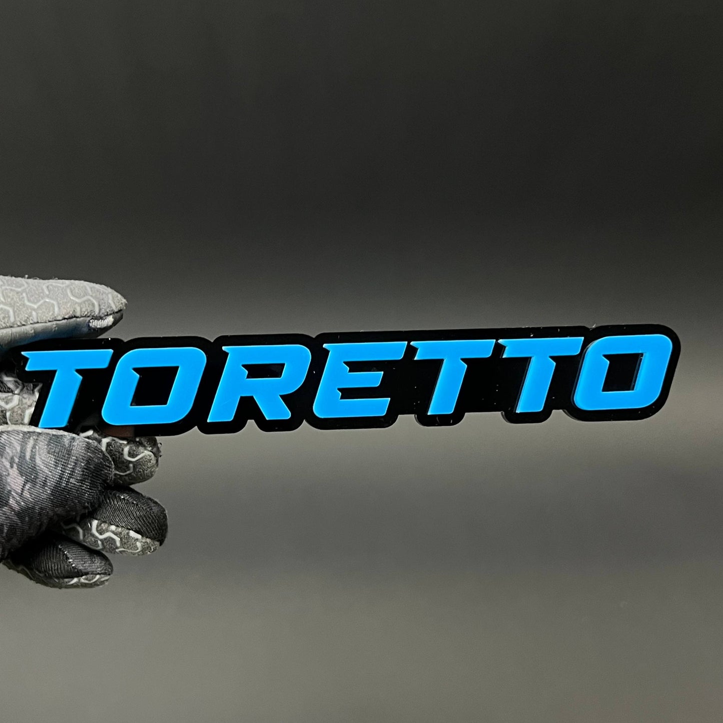 1PC TORETTO 3D Acrylic Badge - Car Truck Emblem Fender Tailgate Trunk Sticker