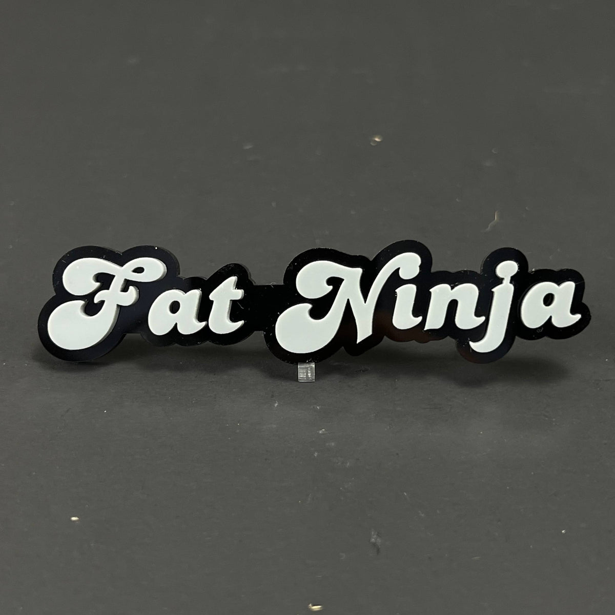 1PC Fat Ninja 3D Acrylic Badge - Car Truck Emblem Fender Tailgate Trunk Sticker