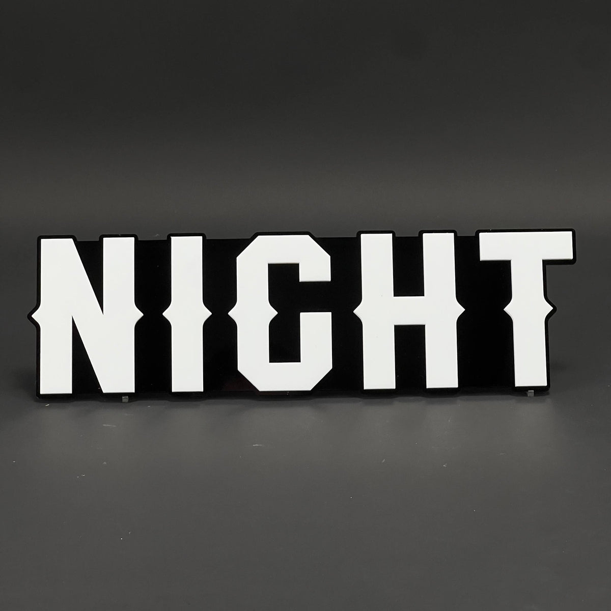 1PC NIGHT 3D Acrylic Badge - Car Truck Emblem Fender Tailgate Trunk Sticker