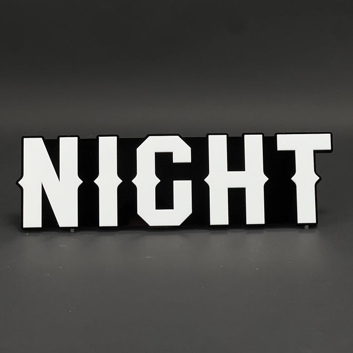 1PC NIGHT 3D Acrylic Badge - Car Truck Emblem Fender Tailgate Trunk Sticker