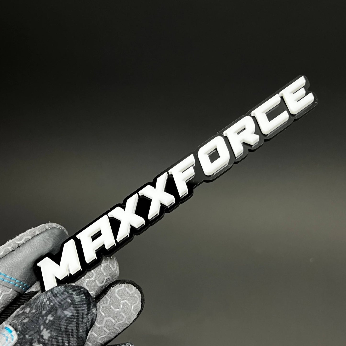 1PC MAXXFORCE 3D Acrylic Badge - Car Truck Emblem Fender Tailgate Trunk Sticker
