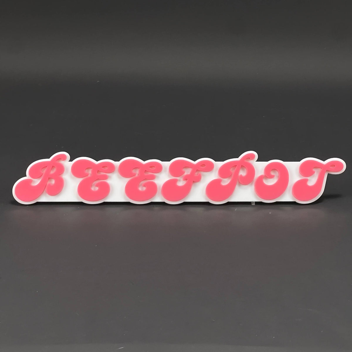 1PC BEEFPOT 3D Acrylic Badge - Car Truck Emblem Fender Tailgate Trunk Sticker