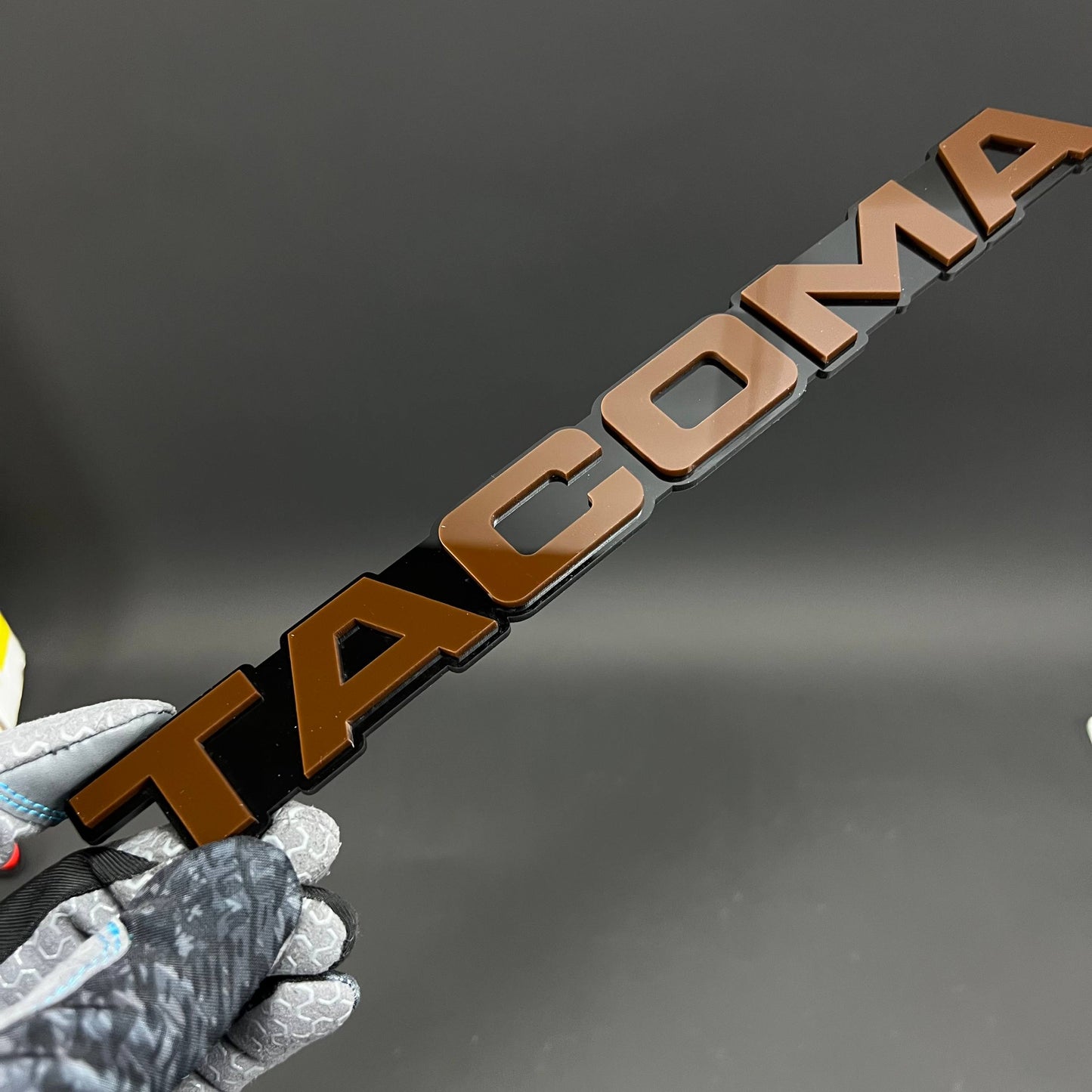 1PC TACOMA 3D Acrylic Badge - Car Truck Emblem Fender Tailgate Trunk Sticker