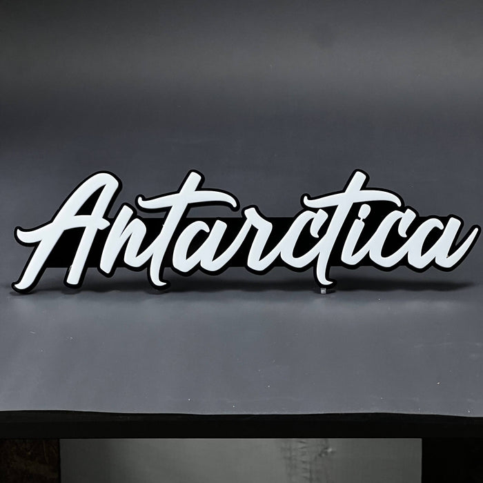 1PC Antarctica 3D Acrylic Badge - Car Truck Emblem Fender Tailgate Trunk Sticker