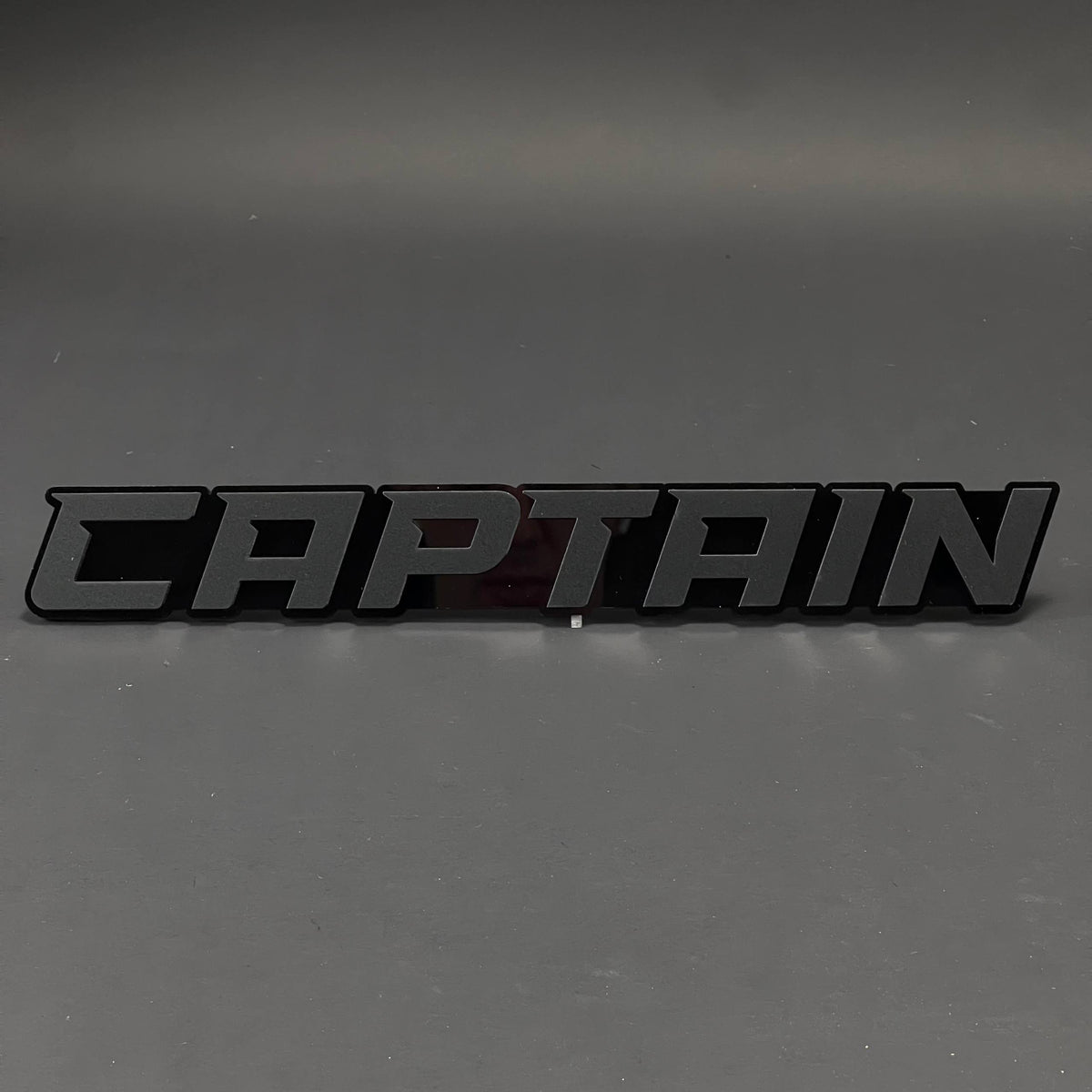 1PC CAPTAIN 3D Acrylic Badge - Car Truck Emblem Fender Tailgate Trunk Sticker
