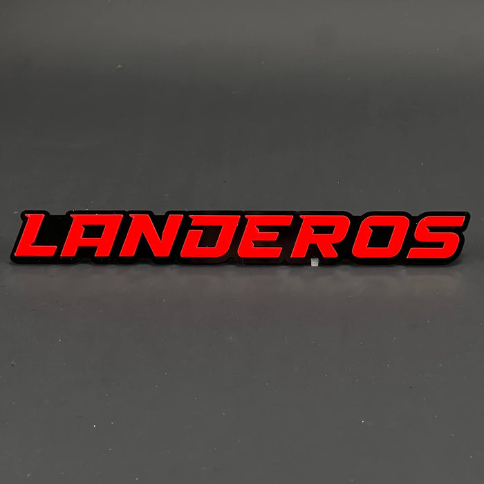 1PC LANDEROS 3D Acrylic Badge - Car Truck Emblem Fender Tailgate Trunk Sticker