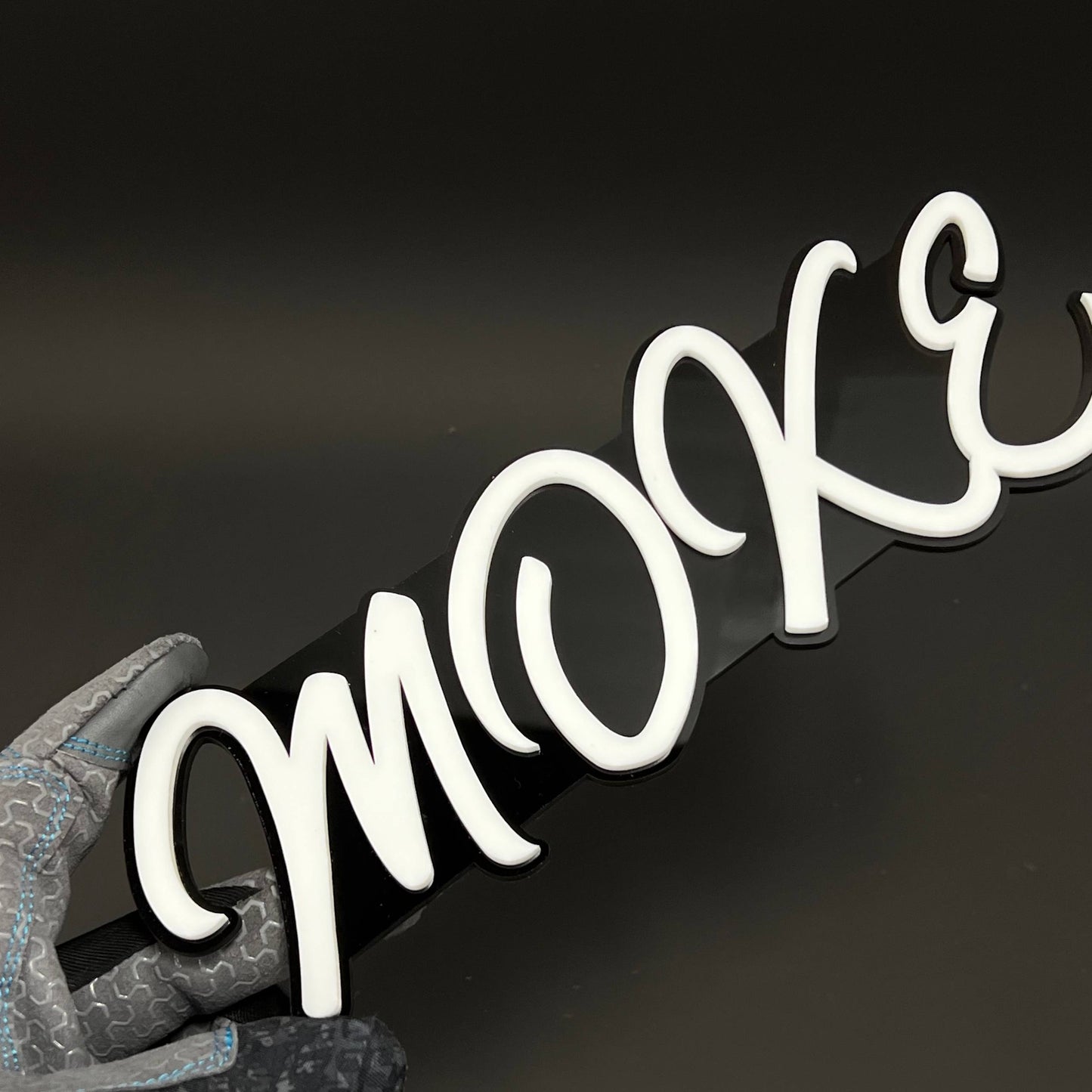 1PC MOKE 3D Acrylic Badge - Car Truck Emblem Fender Tailgate Trunk Sticker