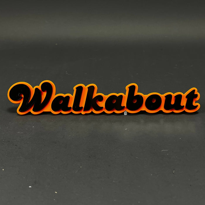 1PC Walkabout 3D Acrylic Badge - Car Truck Emblem Fender Tailgate Trunk Sticker