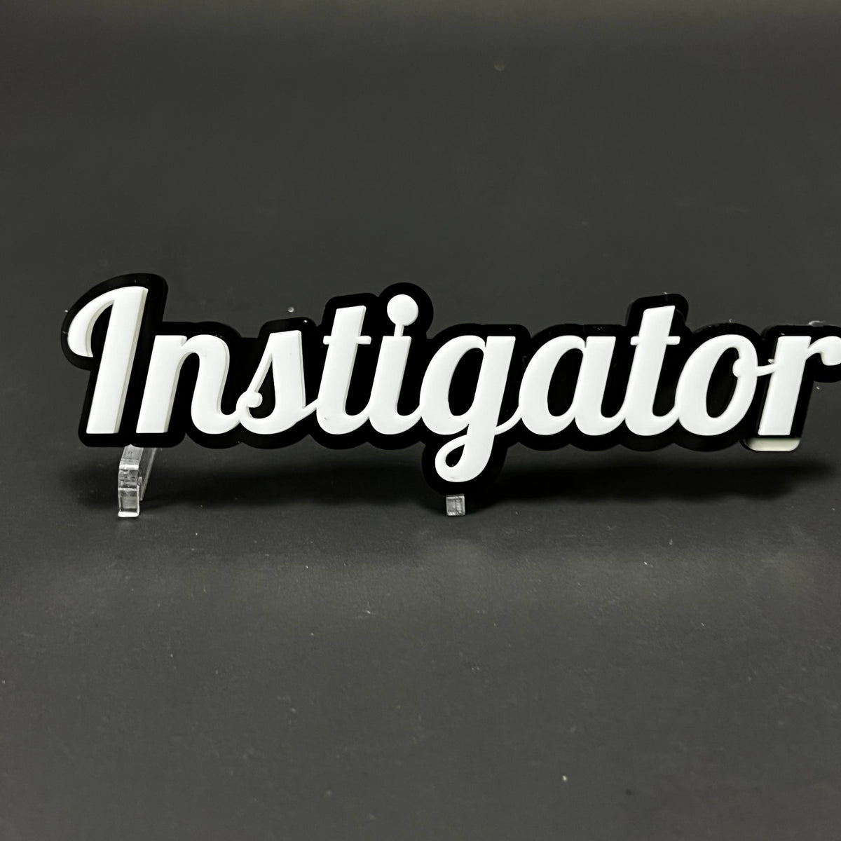1PC Instigator 3D Acrylic Badge - Car Truck Emblem Fender Tailgate Trunk Sticker