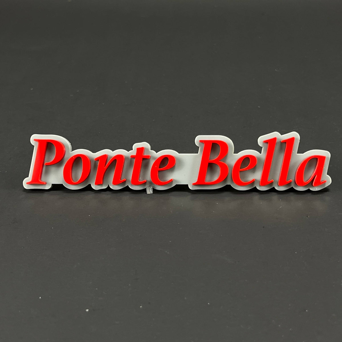 1PC Ponte Bella 3D Acrylic Badge - Car Truck Emblem Fender Sticker
