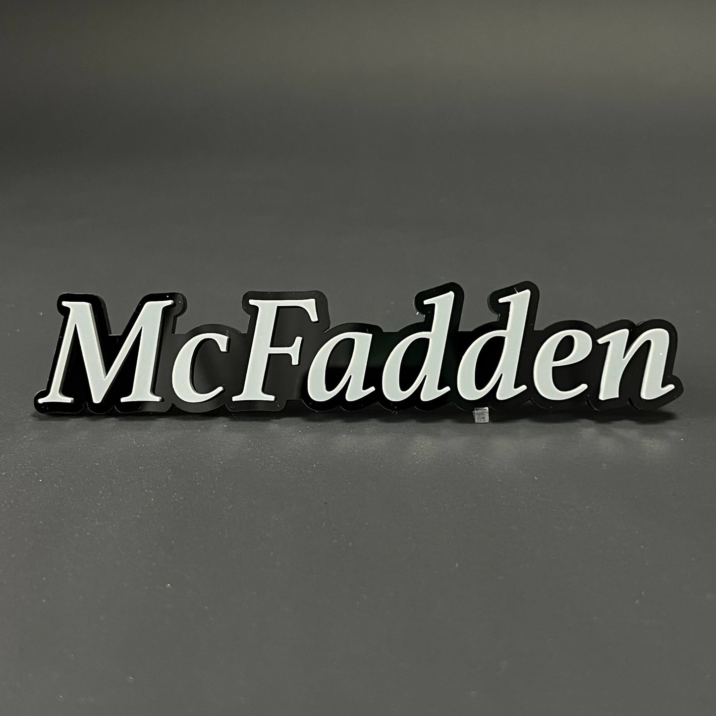 1PC McFadden 3D Acrylic Badge - Car Truck Emblem Fender Tailgate Trunk Sticker