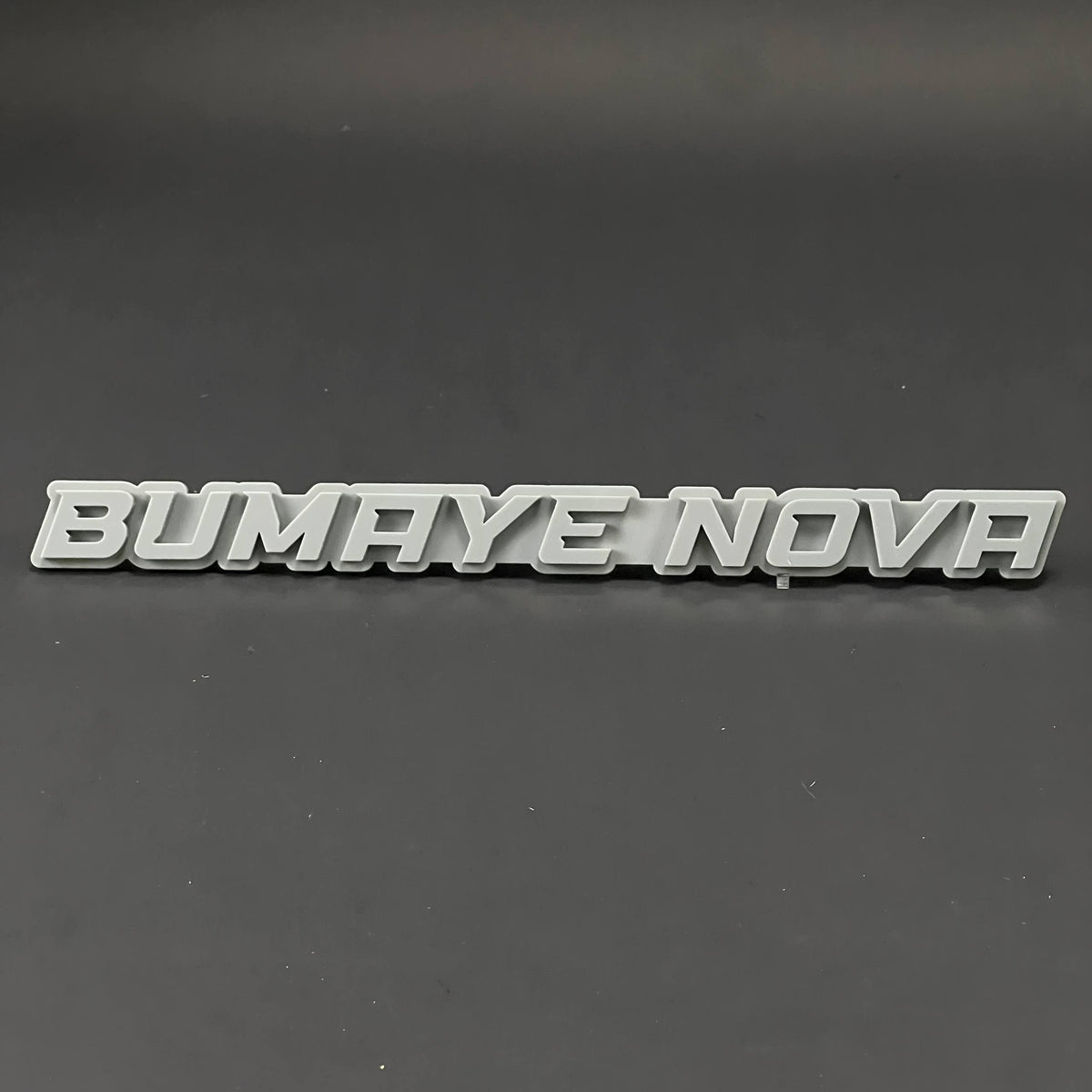 1PC BUMAYE NOVA 3D Acrylic Badge - Car Truck Emblem Fender Sticker