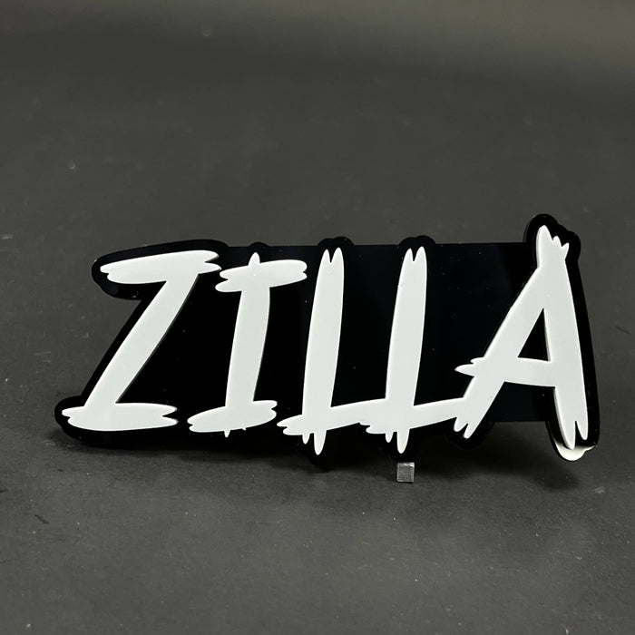 1PC ZILLA 3D Acrylic Badge - Car Truck Emblem Fender Tailgate Trunk Sticker