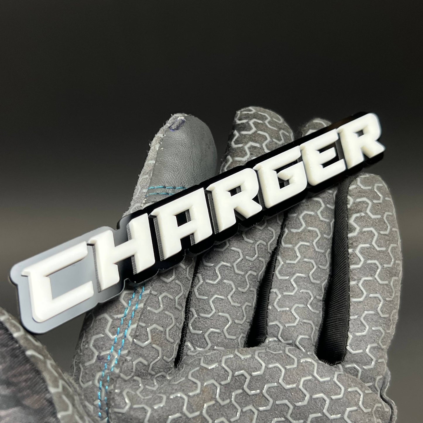 1PC CHARGER 3D Acrylic Badge - Car Truck Emblem Fender Tailgate Trunk Sticker
