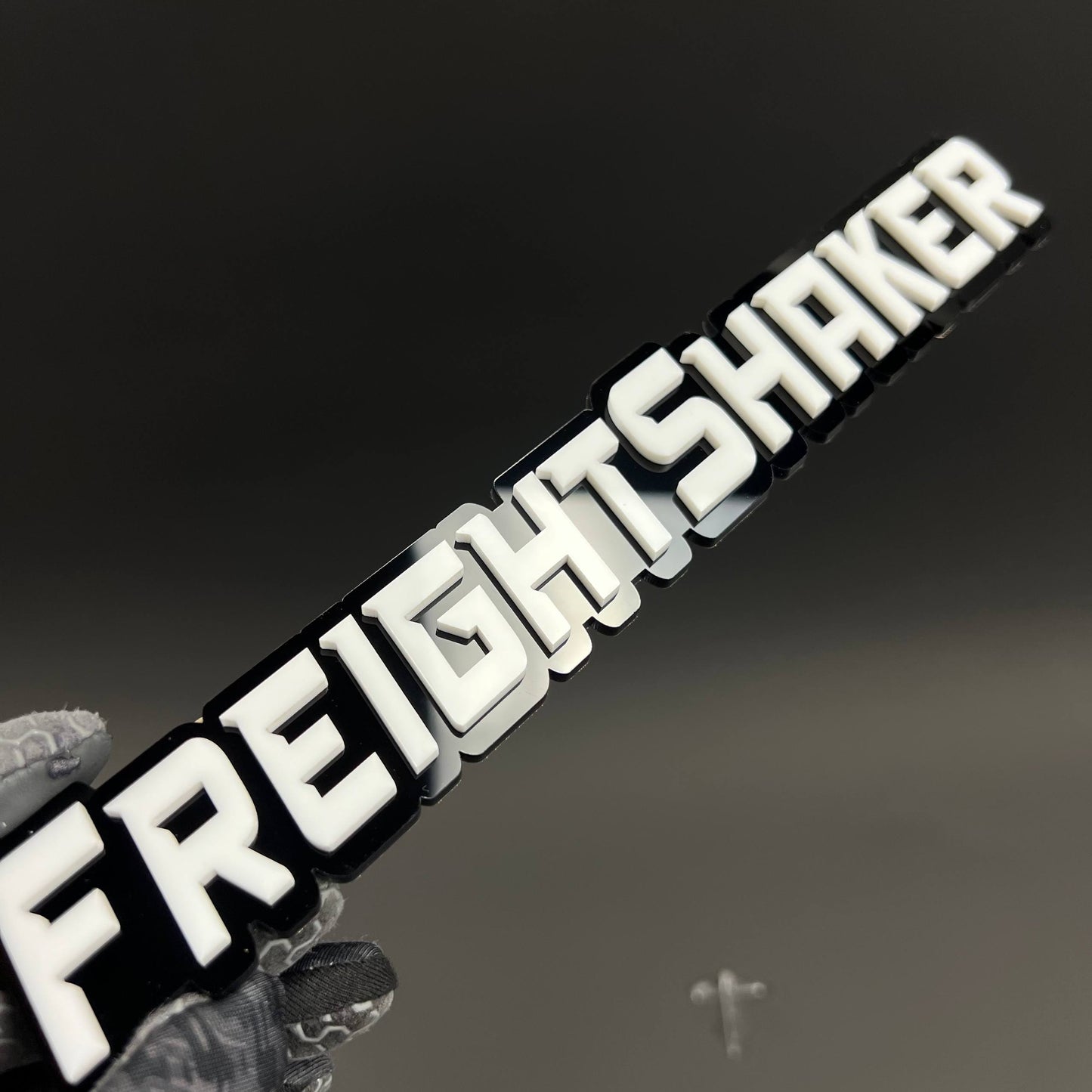 FreightShaker 3D Acrylic Badge - Car Truck Emblem Fender Tailgate Trunk Sticker