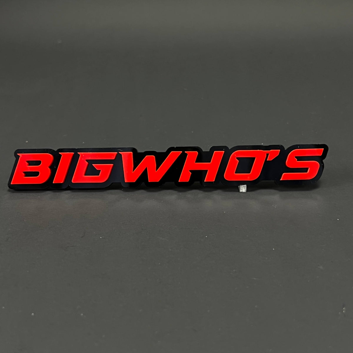 1PC BIGWHO'S 3D Acrylic Badge - Car Truck Emblem Fender Tailgate Trunk Sticker