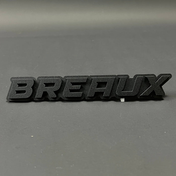 1PC BREAUX 3D Acrylic Badge - Car Truck Emblem Fender Tailgate Trunk Sticker
