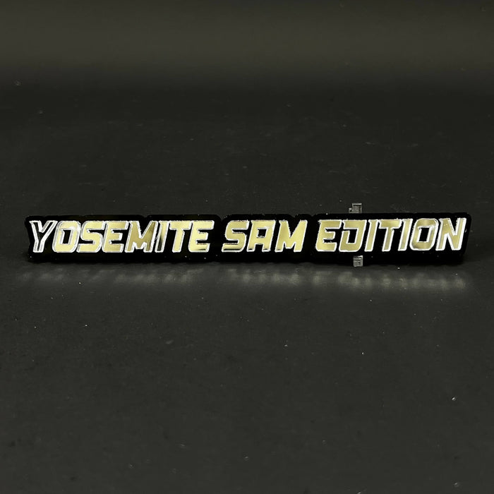 1PC YOSEMITE SAM EDITION 3D Acrylic Badge - Car Truck Emblem Fender Sticker