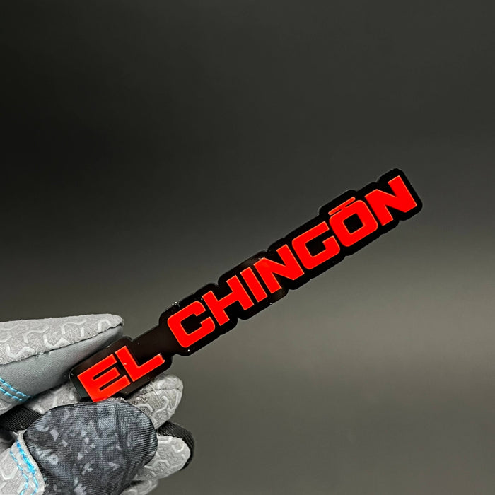 1PC EL CHINGON 3D Acrylic Badge - Car Truck Emblem Fender Tailgate Trunk Sticker