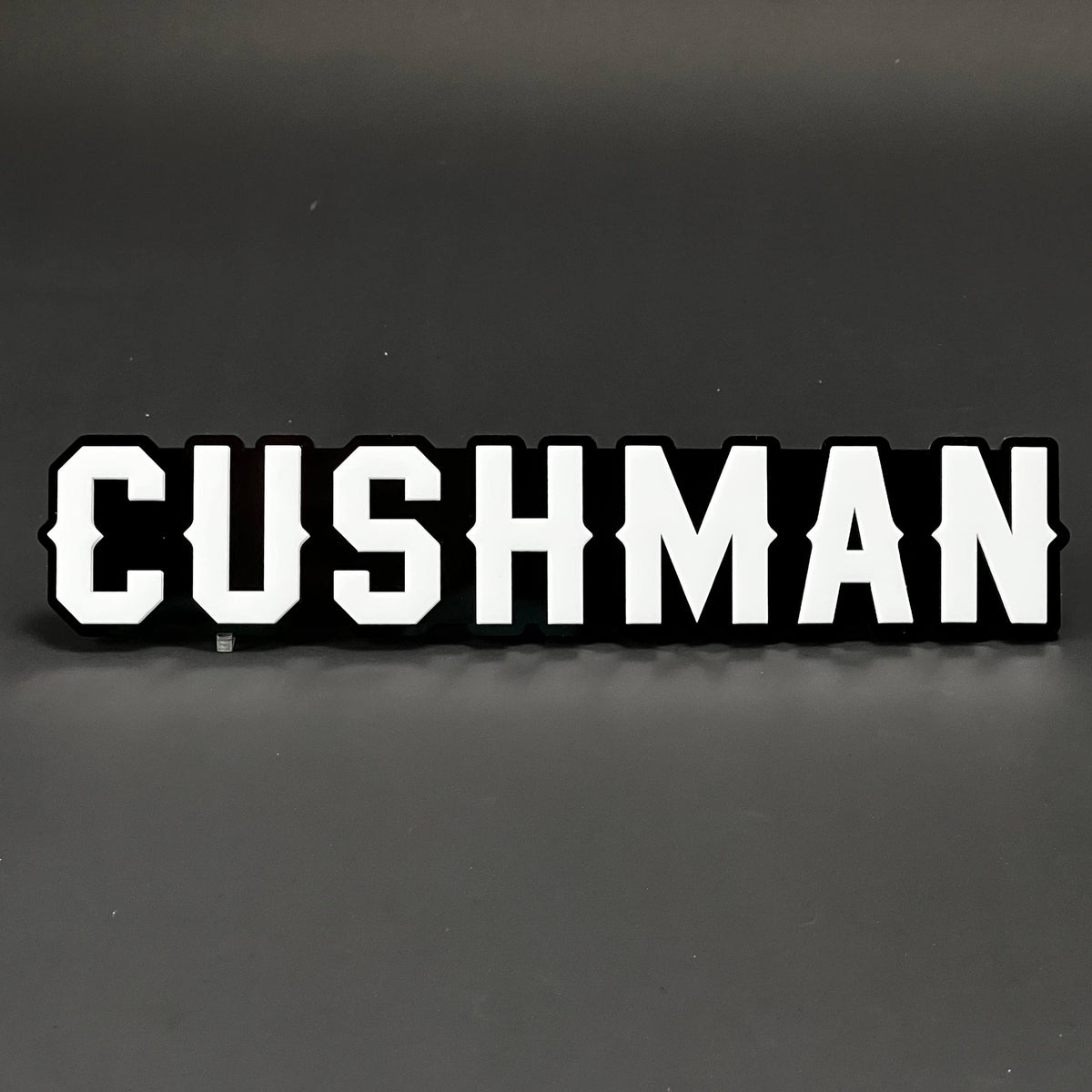 1PC CUSHMAN 3D Acrylic Badge - Car Truck Emblem Fender Tailgate Trunk Sticker