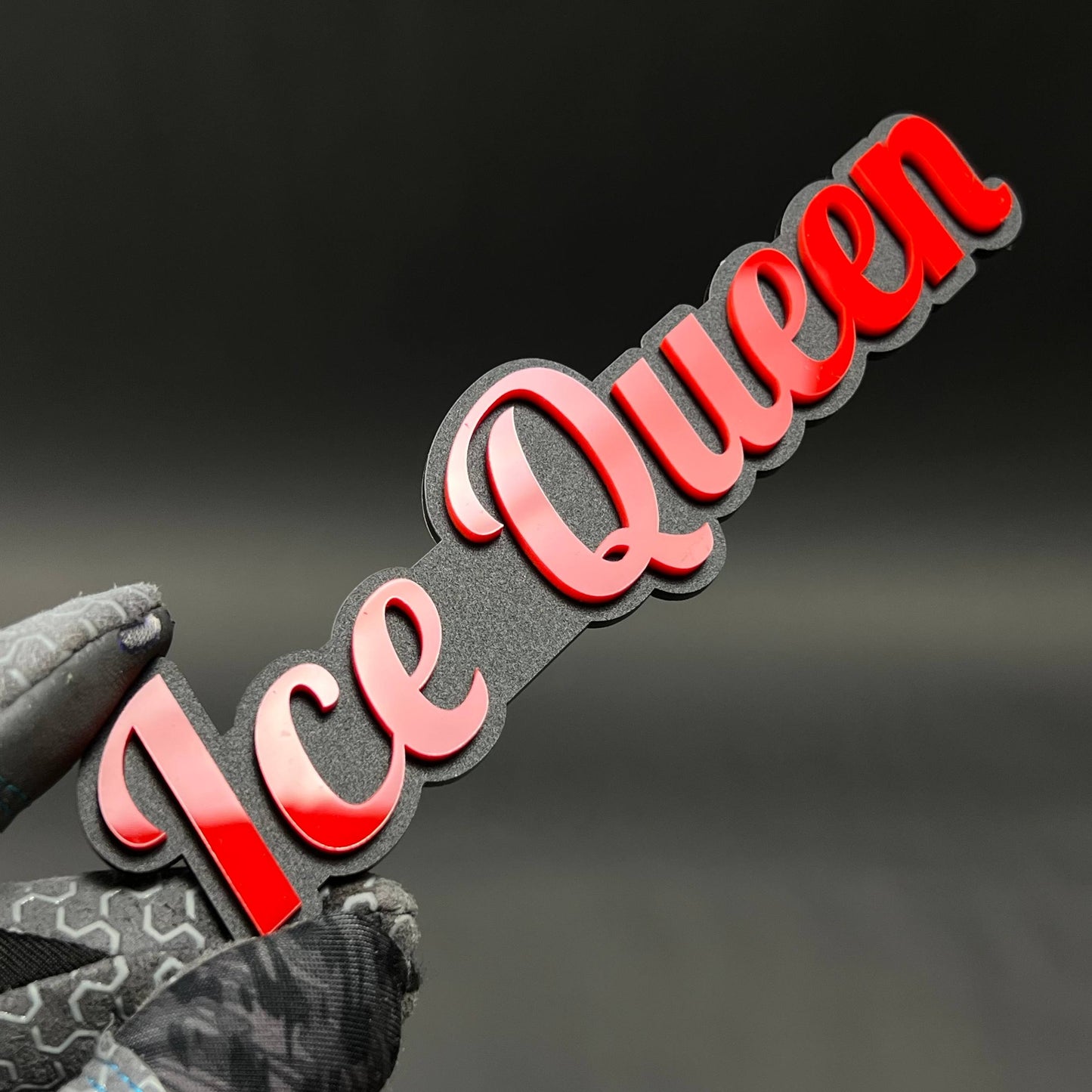 1PC Ice Queen 3D Acrylic Badge - Car Truck Emblem Fender Tailgate Trunk Sticker
