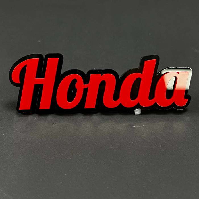 1PC Honda 3D Acrylic Badge - Car Truck Emblem Fender Tailgate Trunk Sticker