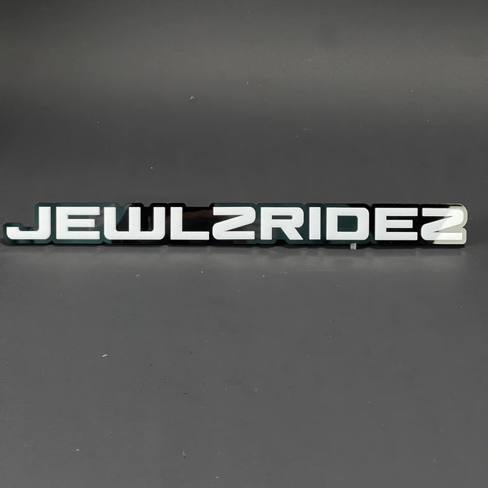 1PC JEWLZRIDEZ 3D Acrylic Badge - Car Truck Emblem Fender Tailgate Trunk Sticker