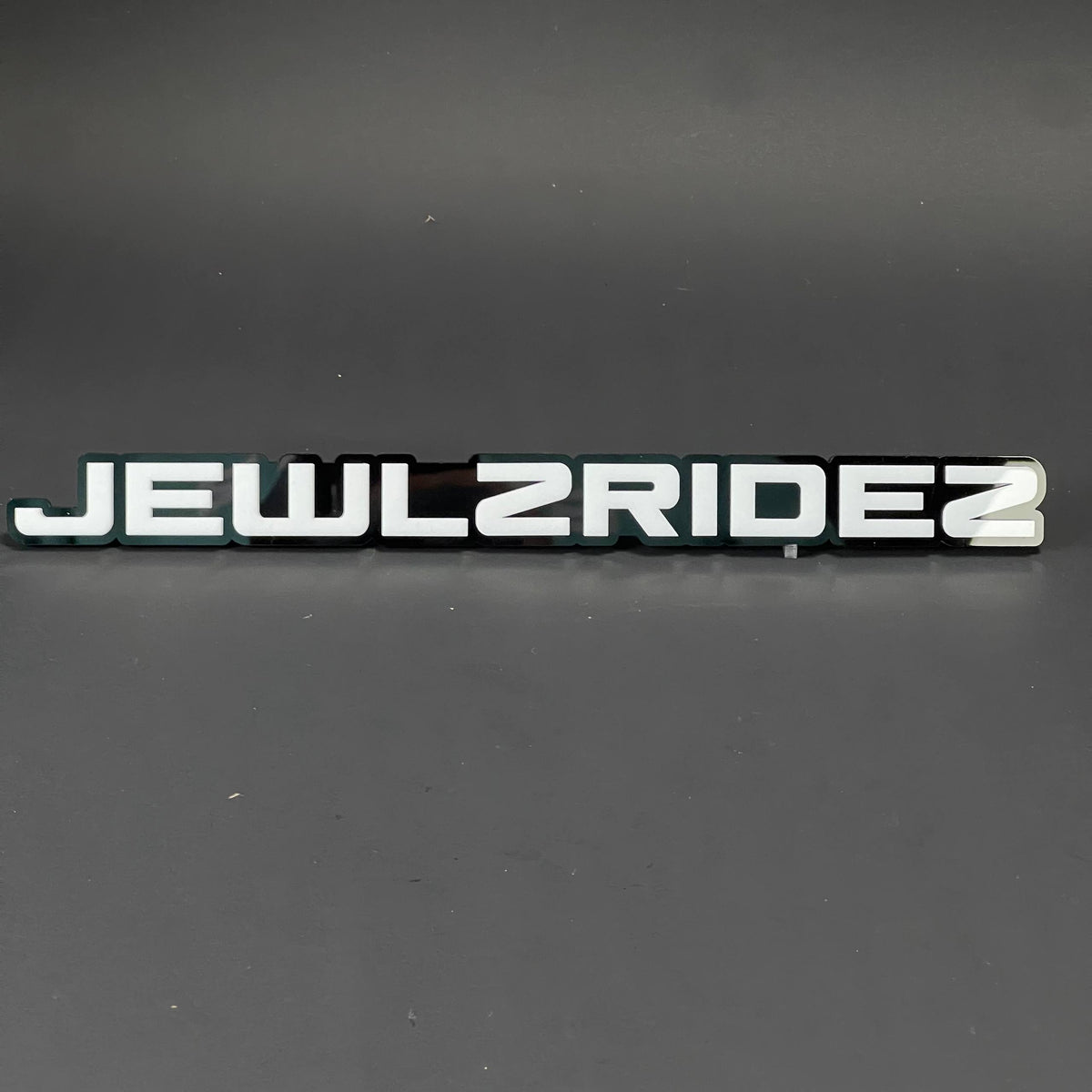 1PC JEWLZRIDEZ 3D Acrylic Badge - Car Truck Emblem Fender Tailgate Trunk Sticker
