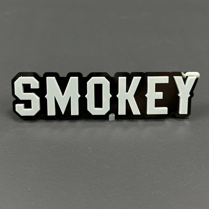 1PC SMOKEY 3D Acrylic Badge - Car Truck Emblem Fender Tailgate Trunk Sticker