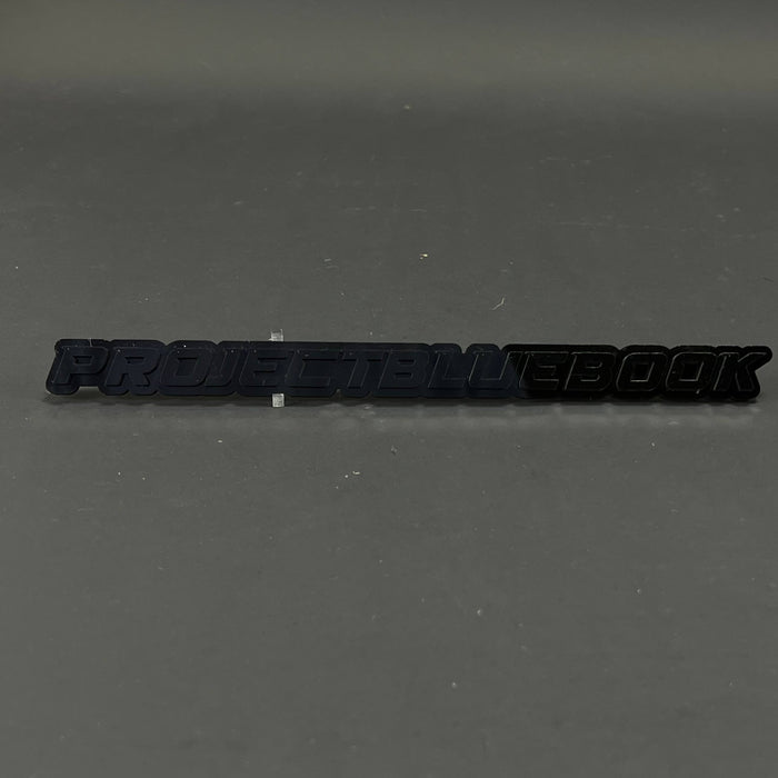 1PC PROJECTBLUEBOOK 3D Acrylic Badge - Car Truck Emblem Fender Sticker
