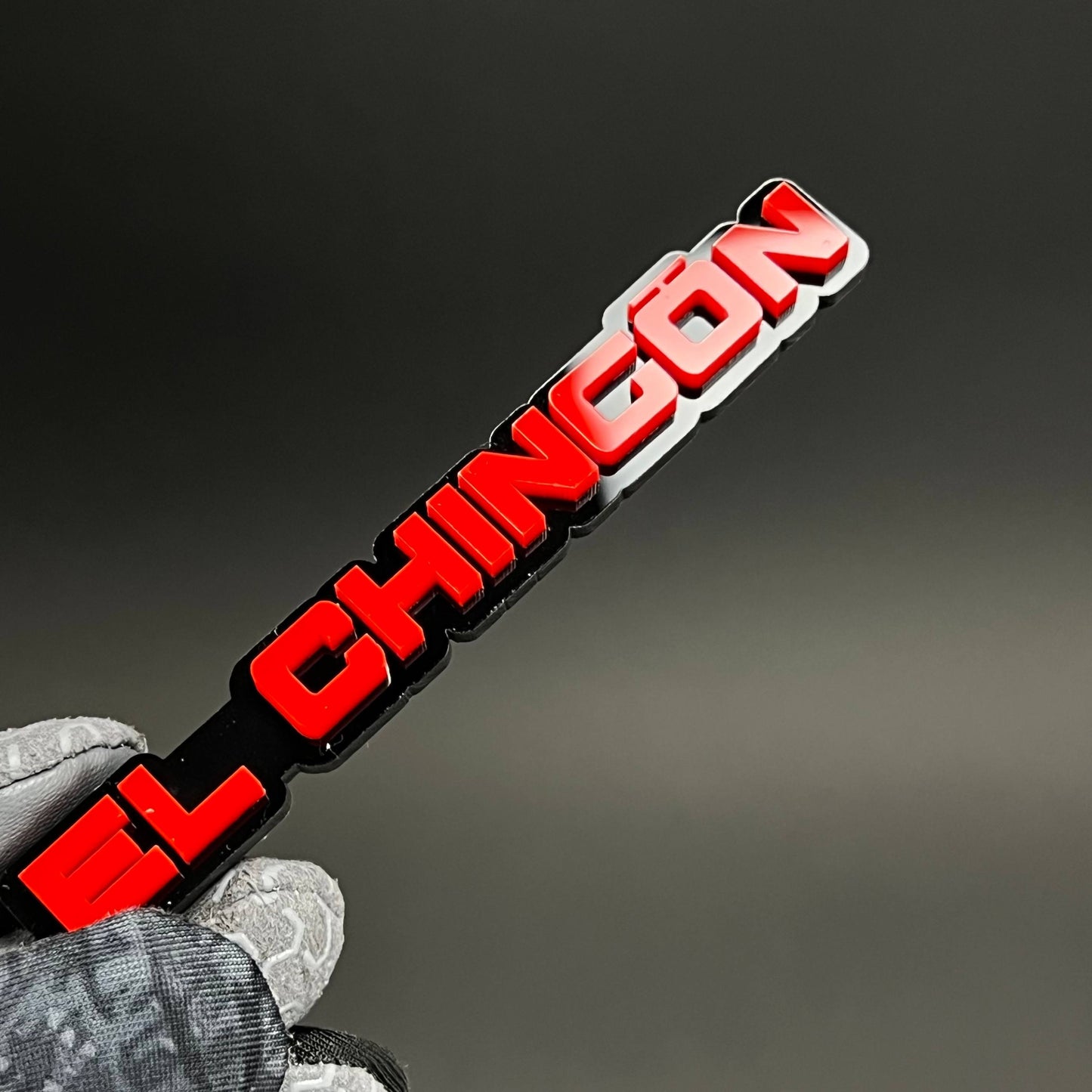 1PC EL CHINGON 3D Acrylic Badge - Car Truck Emblem Fender Tailgate Trunk Sticker