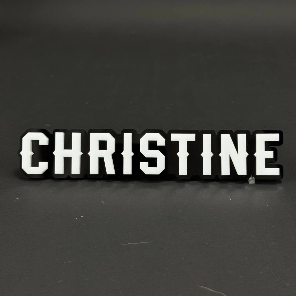 1PC CHRISTINE 3D Acrylic Badge - Car Truck Emblem Fender Tailgate Trunk Sticker