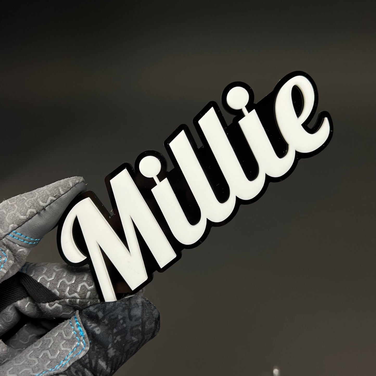 1PC Millie 3D Acrylic Badge - Car Truck Emblem Fender Tailgate Trunk Sticker