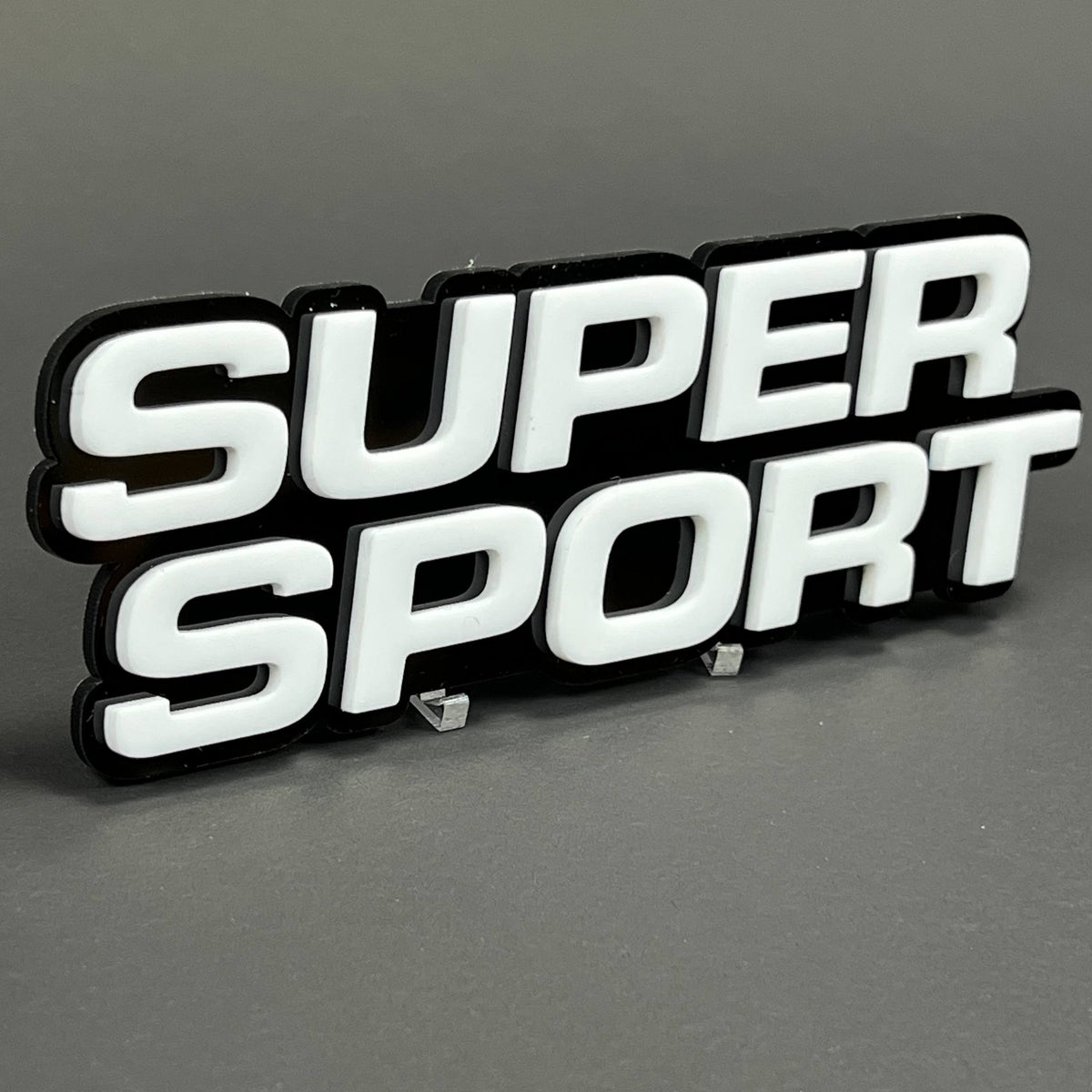 Super Sport 3D Acrylic Badge - Car Truck Emblem Fender Tailgate Trunk Sticker