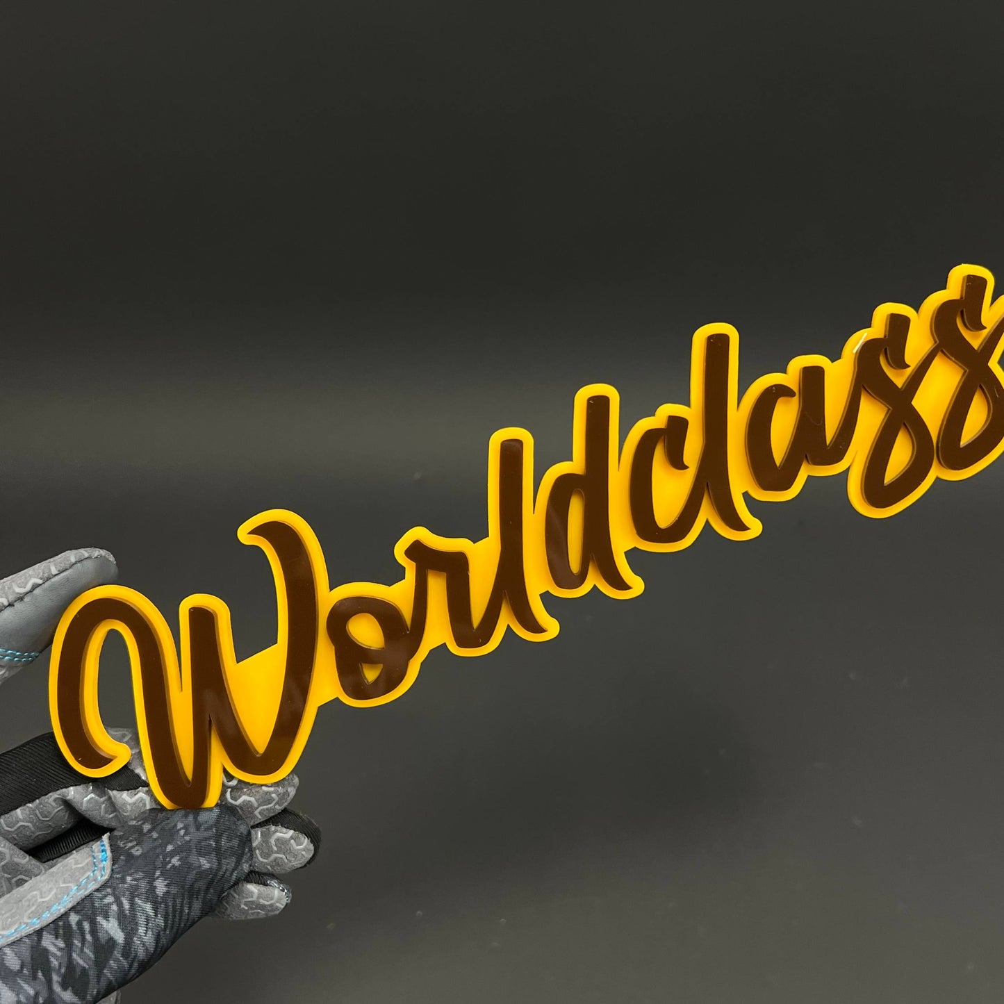 1PC Worldclass 3D Acrylic Badge - Car Truck Emblem Fender Tailgate Trunk Sticker