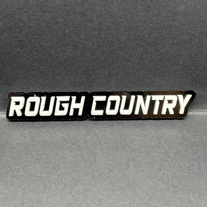 ROUGH COUNTRY 3D Emblem – Multicolor Acrylic Badge for Car, Truck & SUV 1pcs