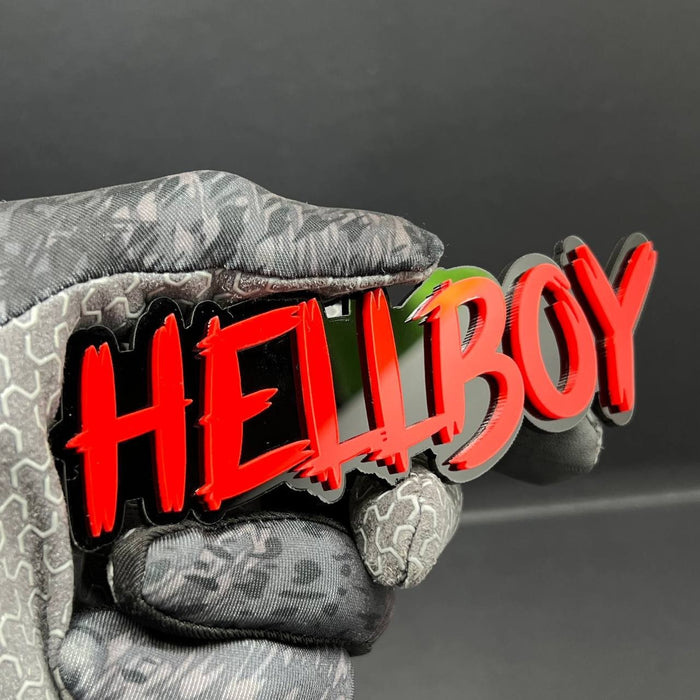 1PC HELLBOY 3D Emblem – Custom Fender or Tailgate Badge for Car, SUV, or Truck