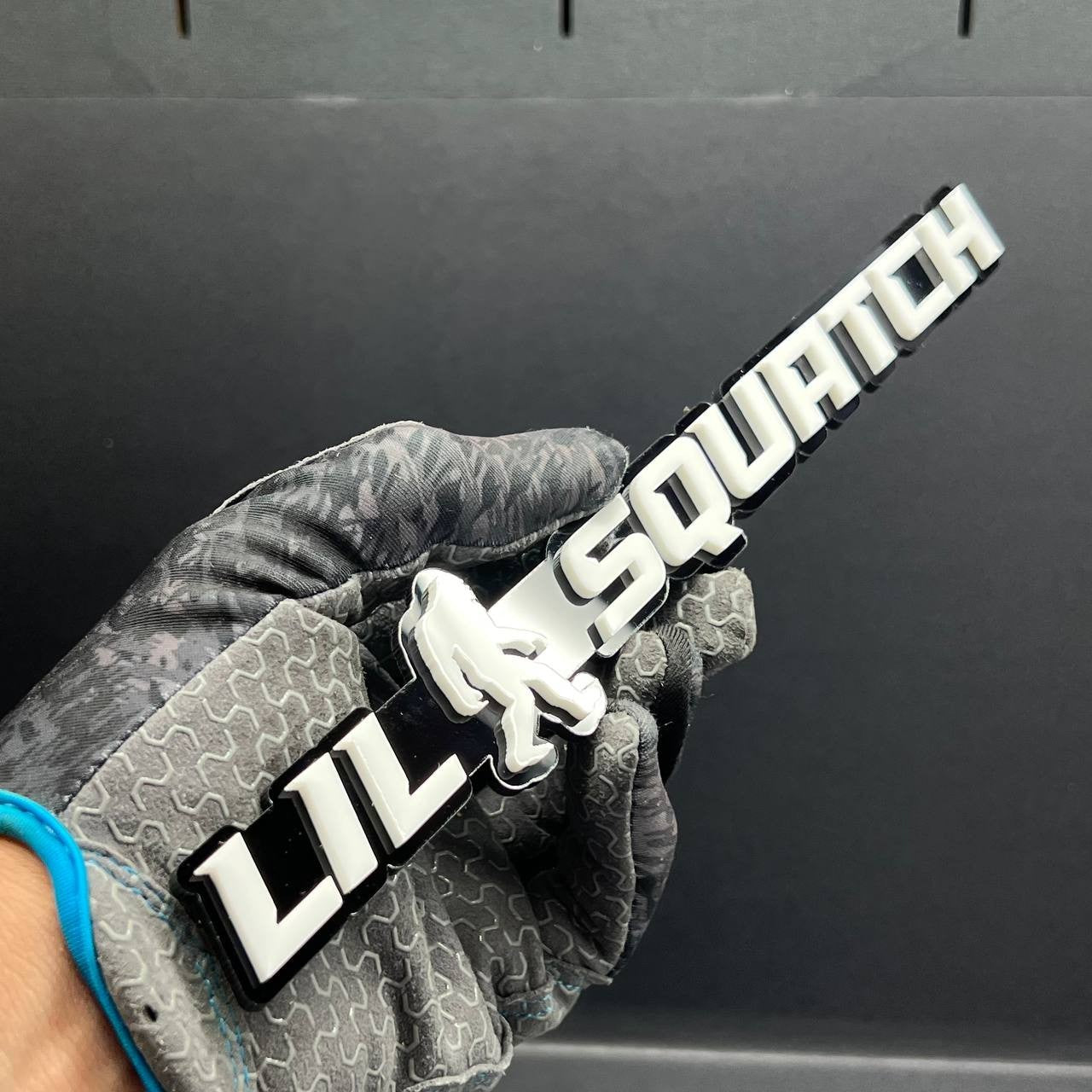 1pc LIL SQUATCH 3D Emblem – Custom Multicolor Acrylic Badge for Car, Truck & SUV